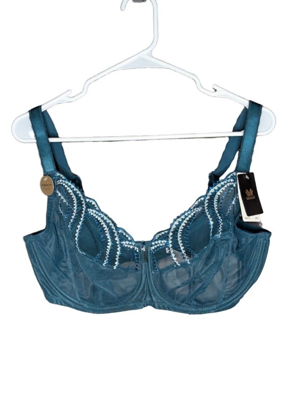 Wacoal Bra Green Wacoal 855304 Evocative Edge Full Figure Underwire Size 38G